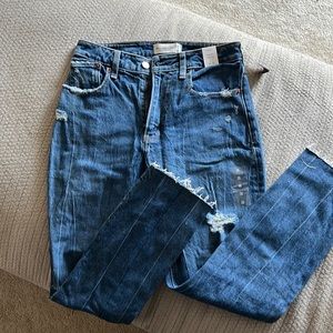 Abercrombie & fitch high rise mom jeans
